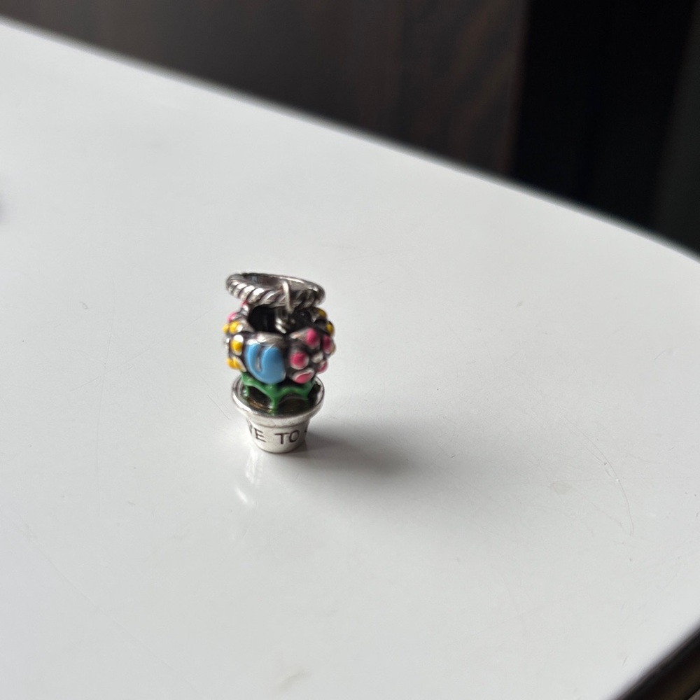 Brighton Silver Charm with Multicolor Accents